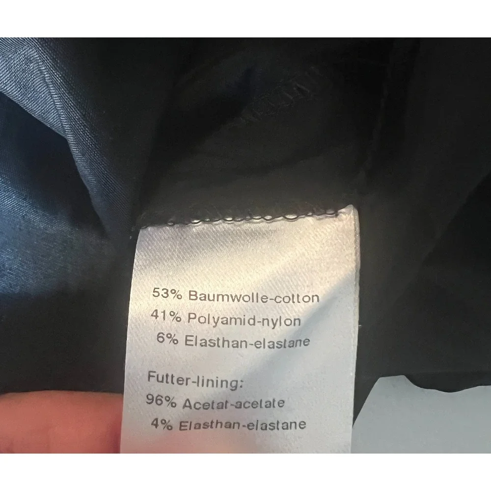 Akris Bergdorf Goodman Women's Skirt Black Career Business Straight Pockets Sz 6